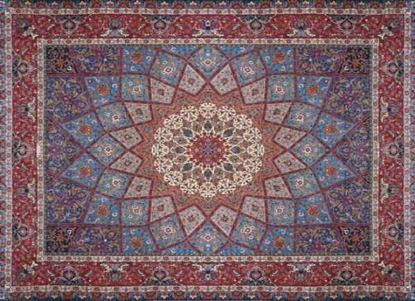 آشنایی با فرش دستباف طرح ابنیه اسلامی